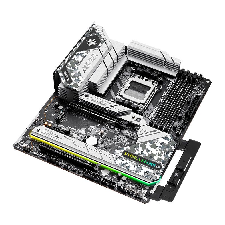 Placa Mae ASRock X670E Steel Legend, DDR5, Socket AM5, ATX, Chipset AMD X670, X670E-STEEL-LEGEND