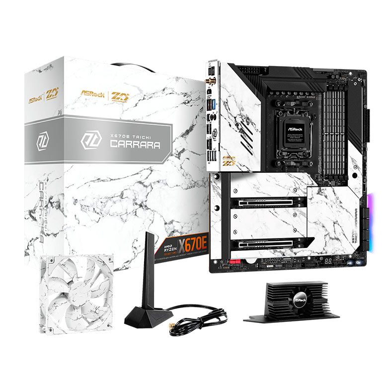 Placa Mae AsRock X670E Taichi Carrara, DDR5, Socket AM5, E-ATX, Chipset AMD X670, X670E-TAICHI-CARRARA