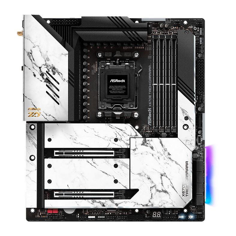 Placa Mae AsRock X670E Taichi Carrara, DDR5, Socket AM5, E-ATX, Chipset AMD X670, X670E-TAICHI-CARRARA