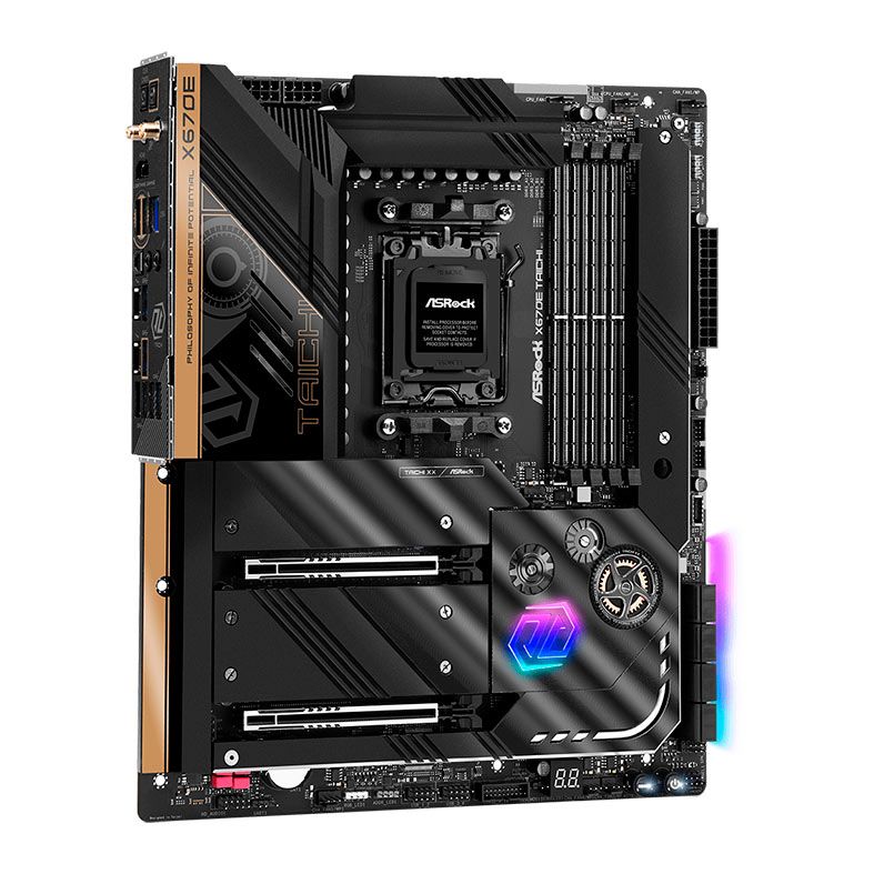 Placa Mae AsRock X670E Taichi, DDR5, Socket AM5, E-ATX, Chipset AMD X670, X670E-TAICHI