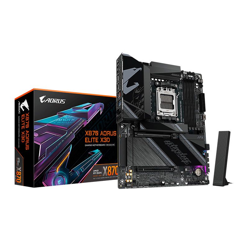 Placa Mae Gigabyte X870 Aorus Elite X3D, DDR5, Socket AMD AM5, ATX, Chipset AMD X870, X870-A-ELITE-X