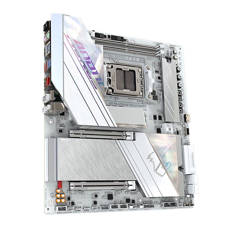 Placa Mae Gigabyte X870 Aorus Tachyon Ice, DDR5, Socket AMD AM5, ATX, Chipset AMD X870, X870-AORUS-TACHYON-ICE