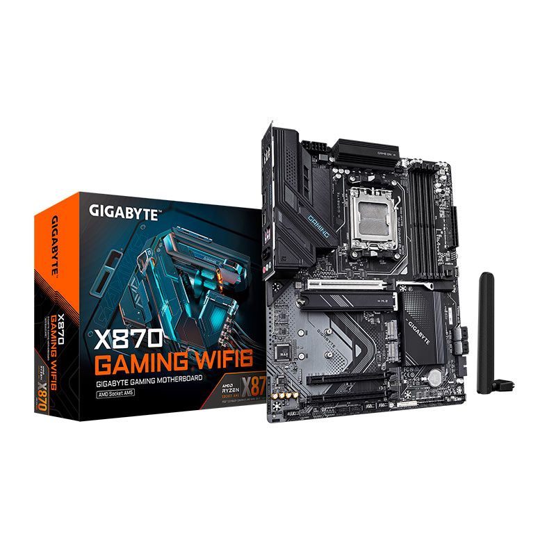 Placa Mae Gigabyte X870 Gaming WiFi6, DDR5, Socket AMD AM5, ATX, Chipset AMD X870, X870-GAMING-WIFI6