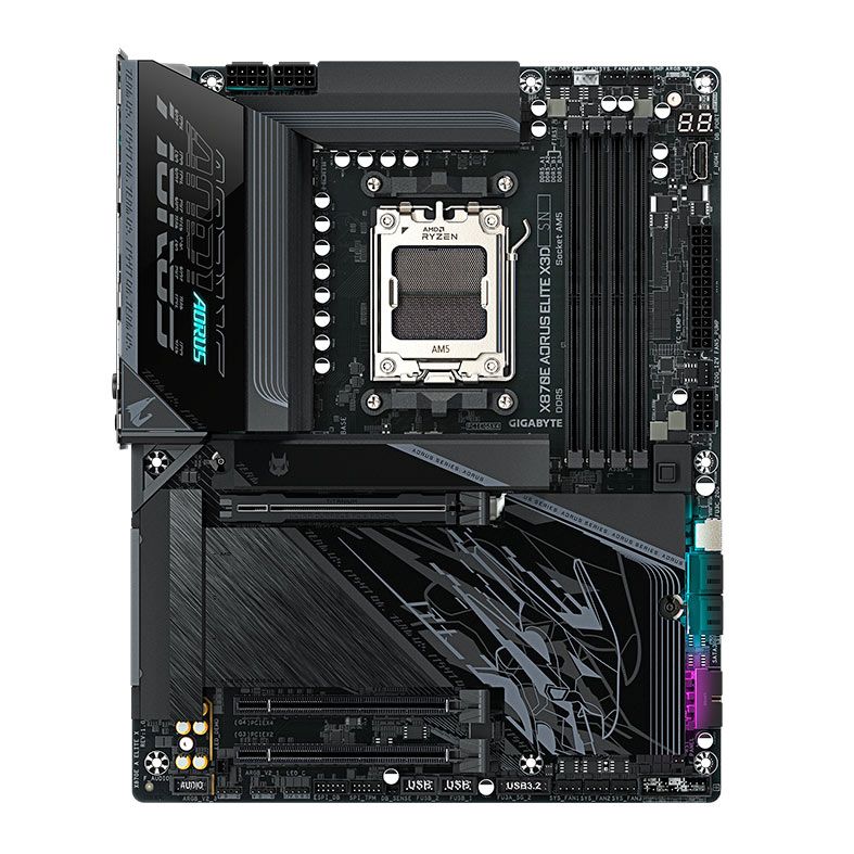 Placa Mae Gigabyte X870E Aorus Elite X3D, DDR5, Socket AMD AM5, ATX, Chipset AMD X870E, X870E-AORUS-ELITE-X