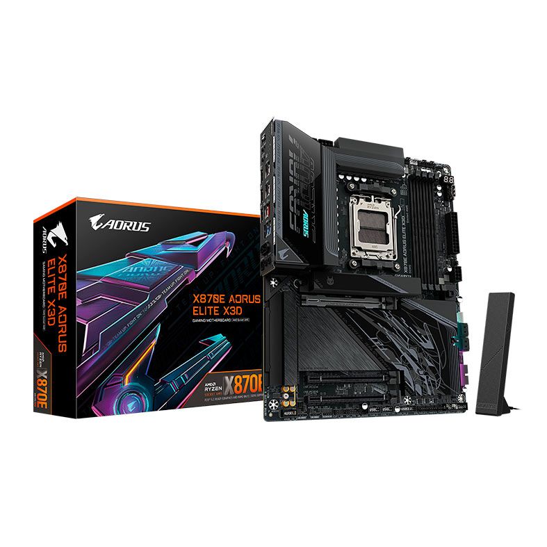 Placa Mae Gigabyte X870E Aorus Elite X3D, DDR5, Socket AMD AM5, ATX, Chipset AMD X870E, X870E-AORUS-ELITE-X