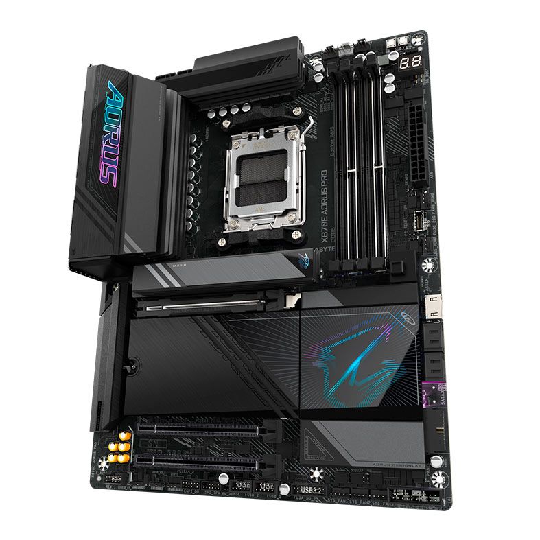 Placa Mae Gigabyte X870E Aorus Pro, DDR5, Socket AMD AM5, ATX, Chipset AMD X870E, X870E-AORUS-PRO - PRE VENDA