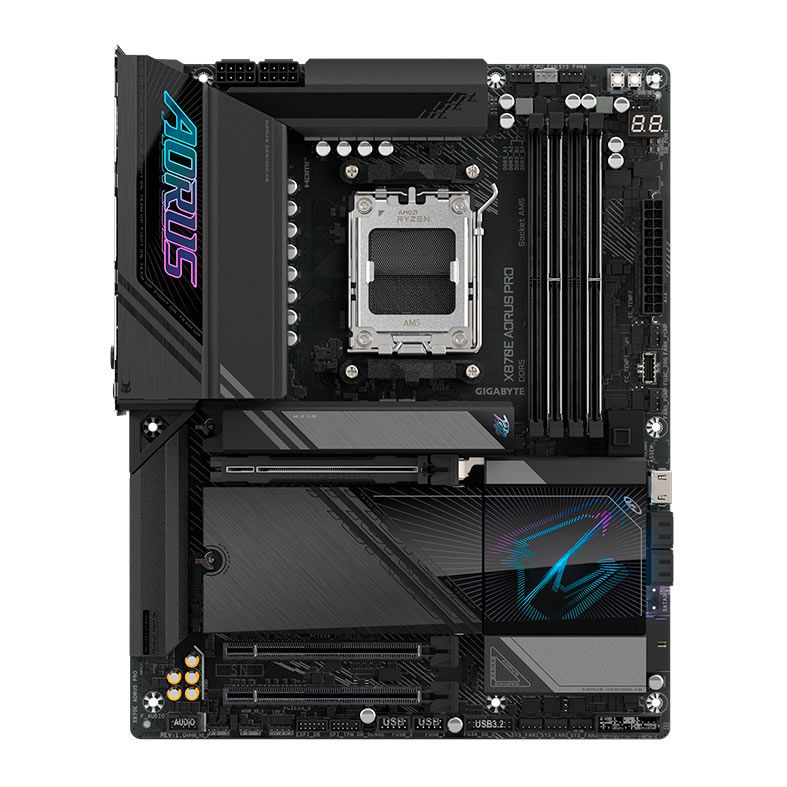 Placa Mae Gigabyte X870E Aorus Pro, DDR5, Socket AMD AM5, ATX, Chipset AMD X870E, X870E-AORUS-PRO - PRE VENDA