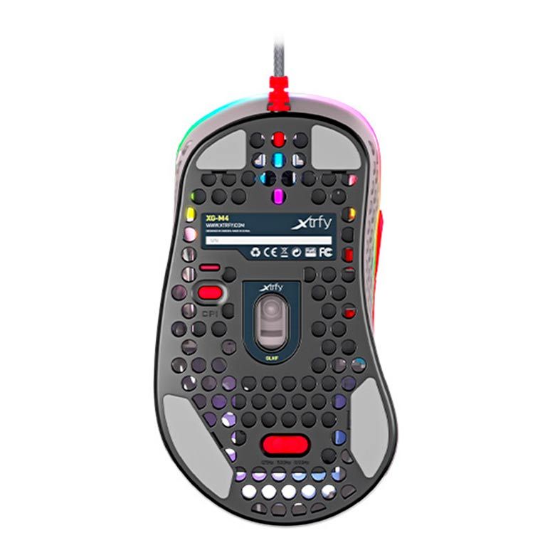 Mouse Gamer Xtrfy M4 RGB 16000DPI Retro Edition, XG-M4-RGB-RETRO