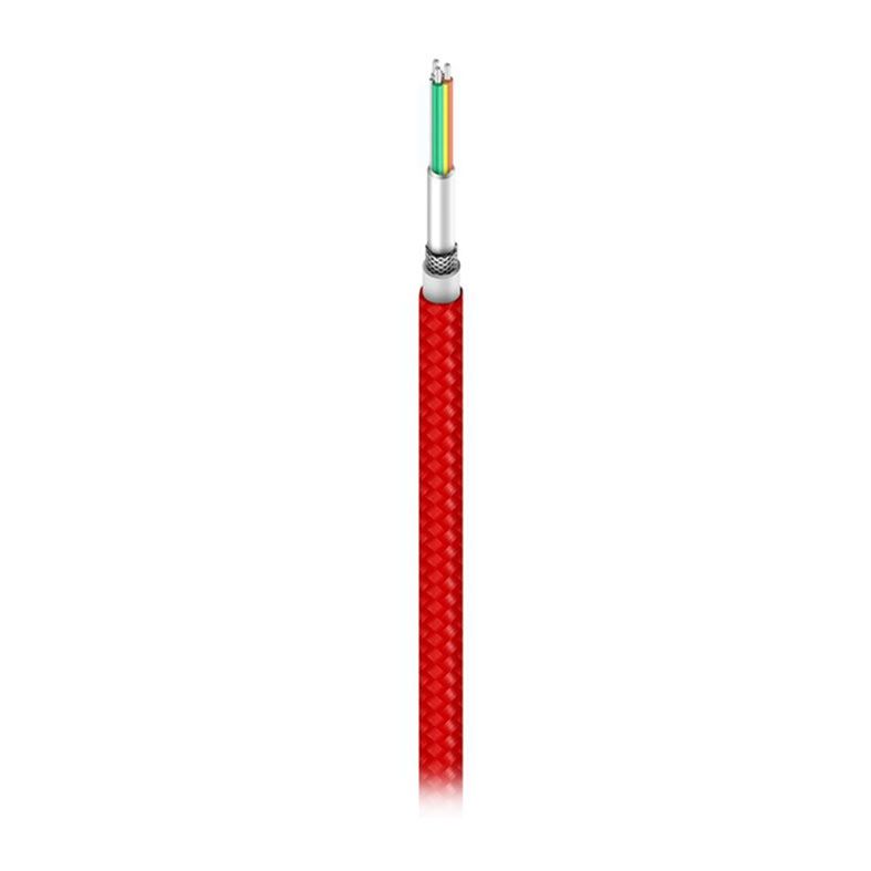 Cabo USB Para USB-C Xiaomi Mi, 1m, TPE, Vermelho, XM262VER