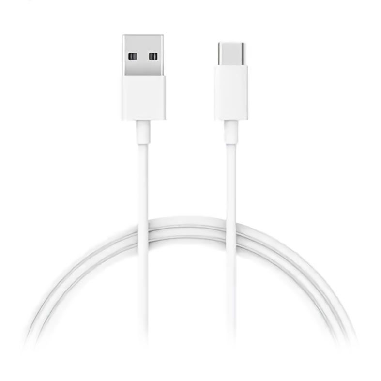 Cabo USB Para USB-C Xiaomi Mi, 1m, TPE, Branco, XM565BRA