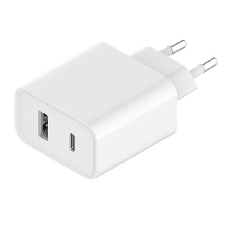 Carregador de Parede Xiaomi Mi Ultra Rapido, USB-A e USB-C, 33W, Bivolt, Branco, XM585BRA