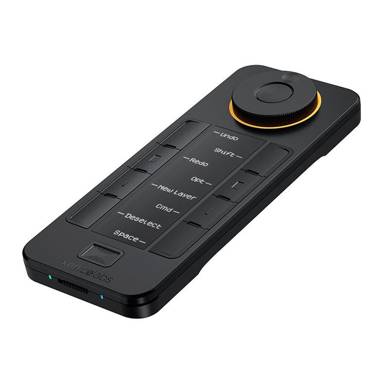 Controle de Atalhos para Mesa Digitalizadora Xencelabs Quick Keys, Wireless, Display OLED, 8 Teclas, XMCQKFRES