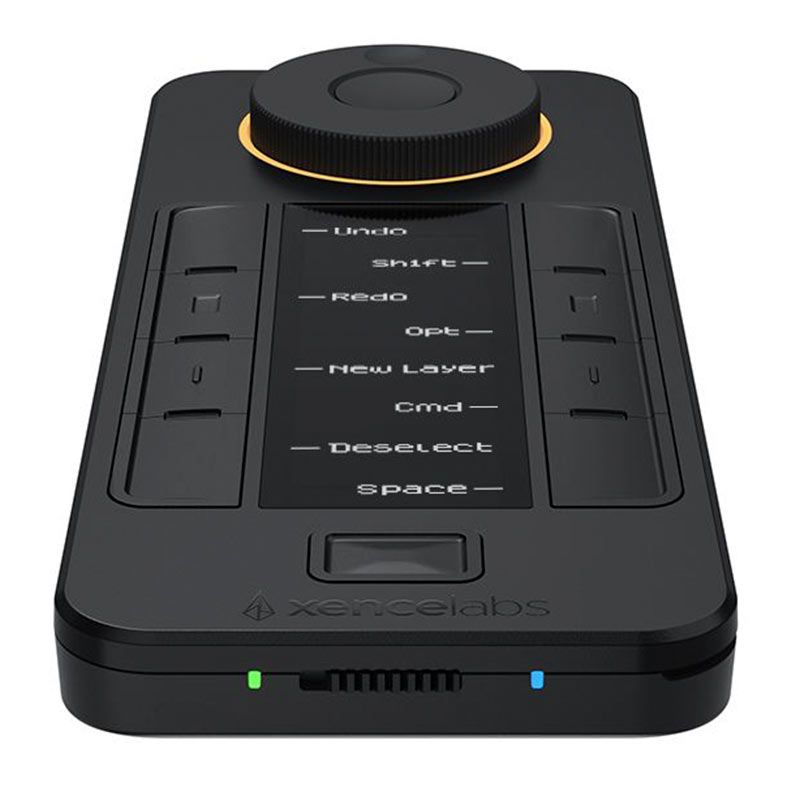 Controle de Atalhos para Mesa Digitalizadora Xencelabs Quick Keys, Wireless, Display OLED, 8 Teclas, XMCQKFRES