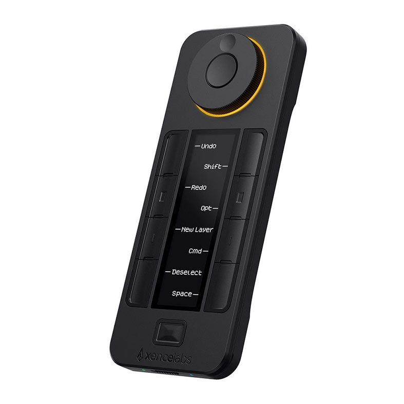 Controle de Atalhos para Mesa Digitalizadora Xencelabs Quick Keys, Wireless, Display OLED, 8 Teclas, XMCQKFRES