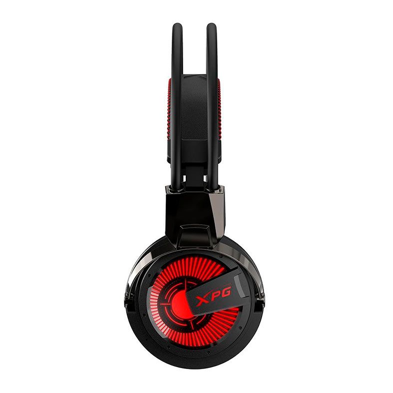 Headset Gamer XPG Precog, Led Vermelho, 7.1 Surround, Preto, XPG-PRECOG