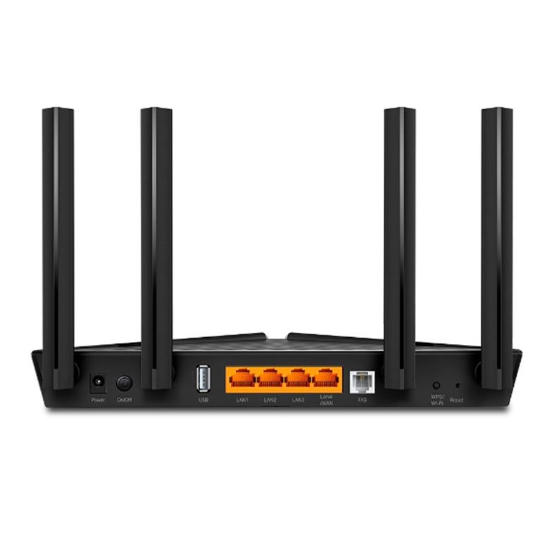 Roteador Wireless TP-Link AX1800, Wireless Dual Band, 4 Antenas, Preto, XX230V