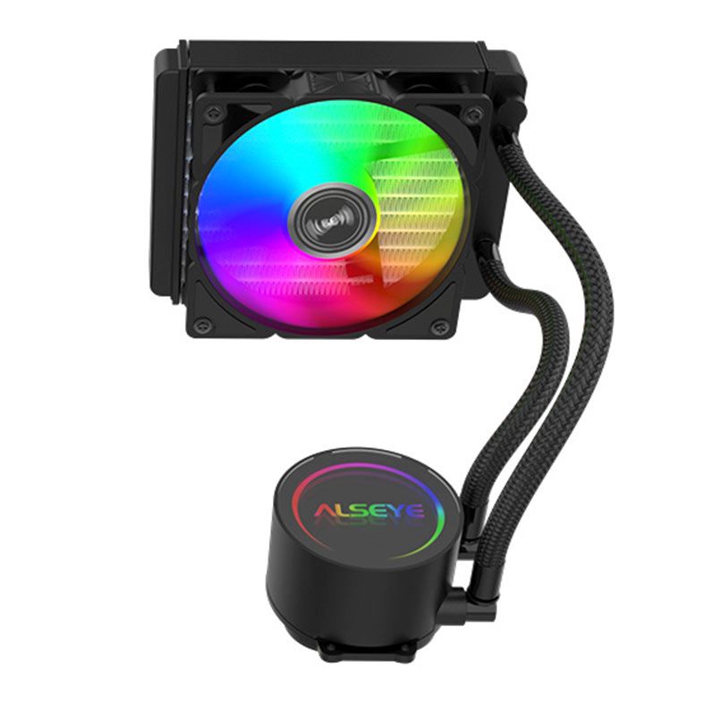 Water Cooler Alseye Y120 BA, ARGB, 120mm, Preto, Y120-BA-ARGB