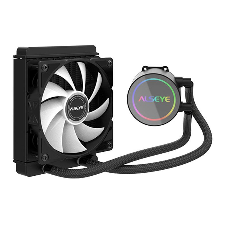 Water Cooler Alseye Y120 BA, ARGB, 120mm, Preto, Y120-BA-ARGB