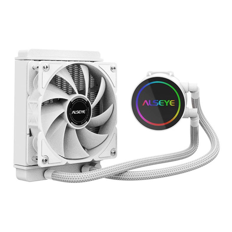 Water Cooler Alseye Y120 WA, ARGB, 120mm, Branco, Y120-WA-ARGB