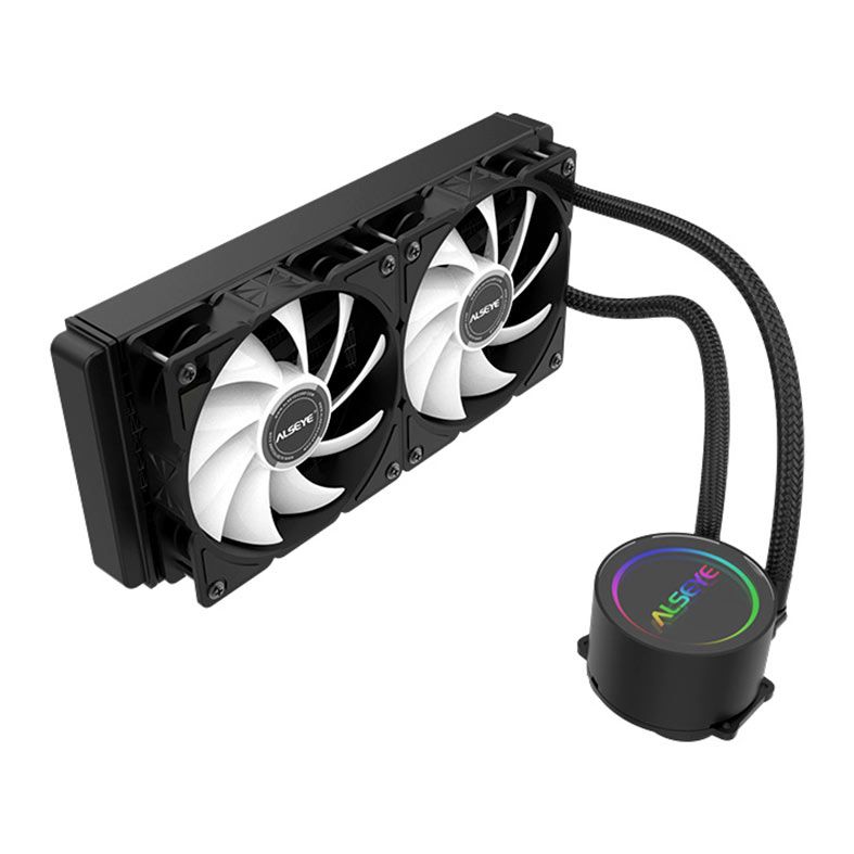 Water Cooler Alseye Y240, Rainbow, 240mm, Preto, Y240-B-RAINBOW