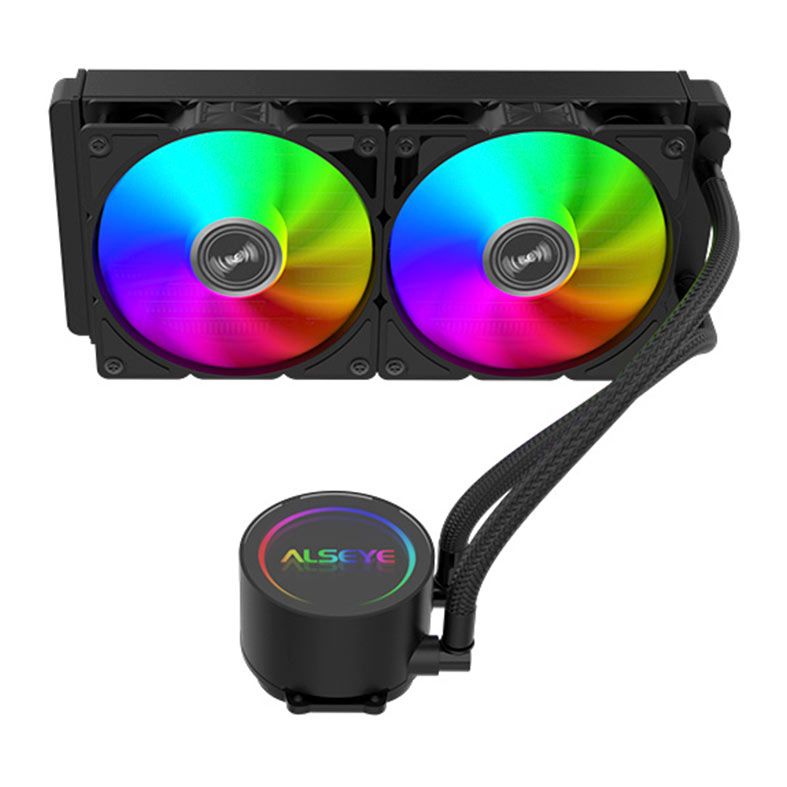 Water Cooler Alseye Y240, Rainbow, 240mm, Preto, Y240-B-RAINBOW