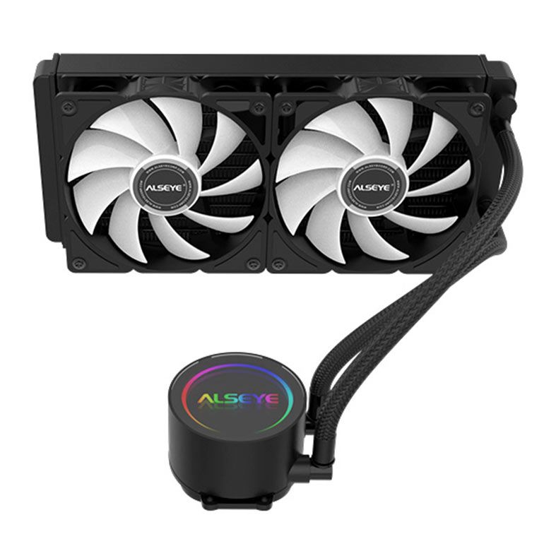Water Cooler Alseye Y240, Rainbow, 240mm, Preto, Y240-B-RAINBOW