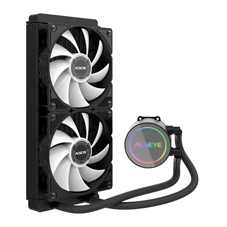 Water Cooler Alseye Y240, Rainbow, 240mm, Preto, Y240-B-RAINBOW