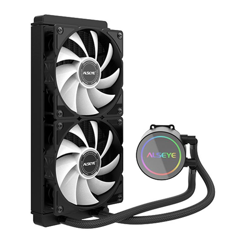 Water Cooler Alseye Y240 BA, ARGB, 240mm, Preto, Y240-BA-ARGB