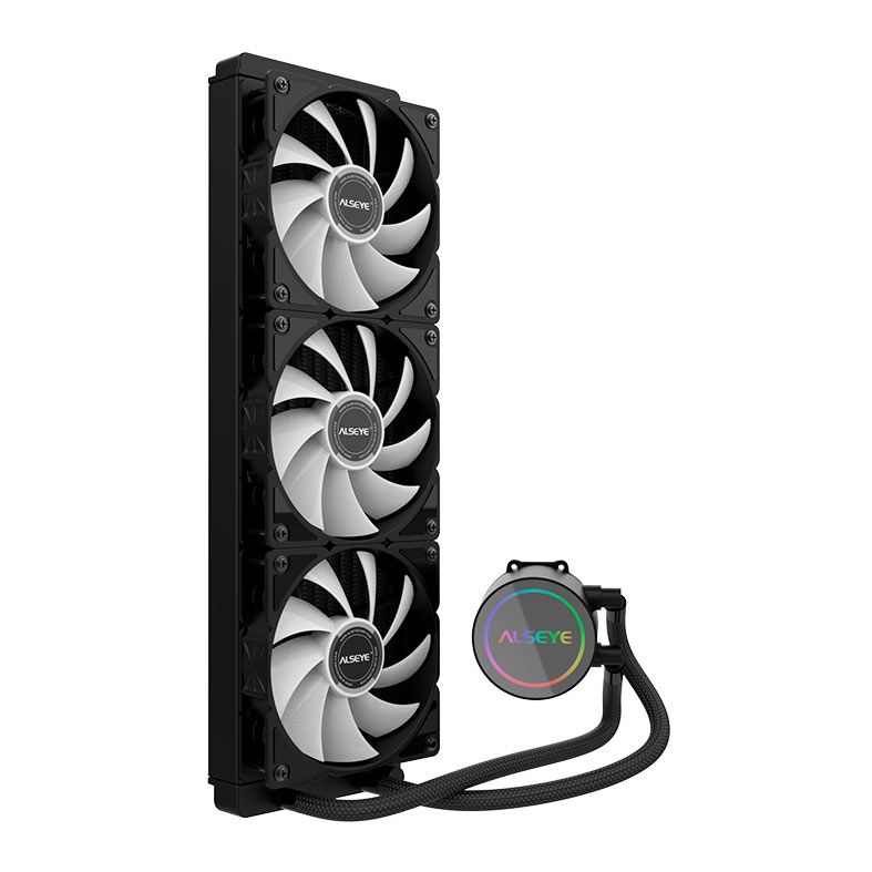 Water Cooler Alseye Y360 BA, ARGB, 360mm, Preto, Y360-BA-ARGB
