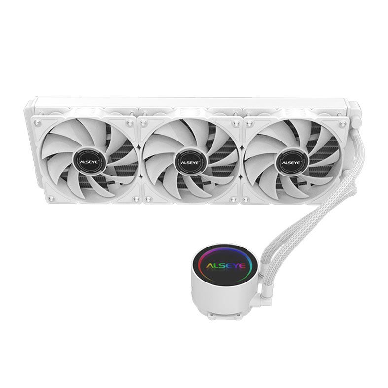 Water Cooler Alseye Y360 WA, ARGB, 360mm, Branco, Y360-WA-ARGB