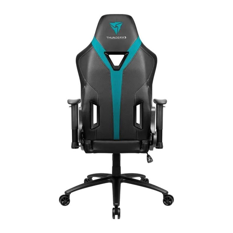 Cadeira Gamer ThunderX3 YC3, Preto e Ciano, YC3 PT/CY 70627