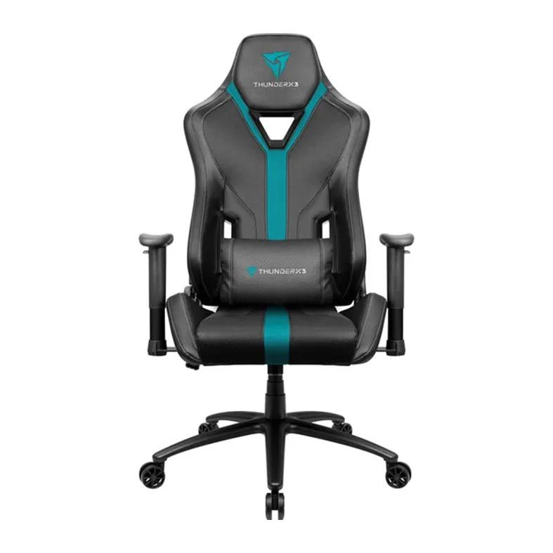 Cadeira Gamer ThunderX3 YC3, Preto e Ciano, YC3 PT/CY 70627