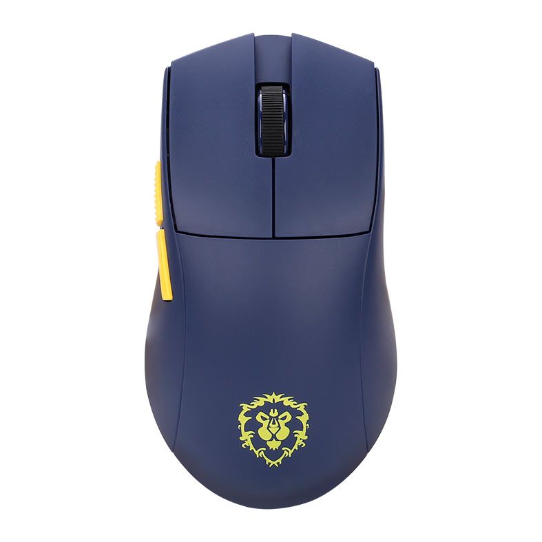 Mouse Redragon King Pro Aliança World of Warcraft, 26000DPI, 5 Botoes, Azul, YGK01-BL