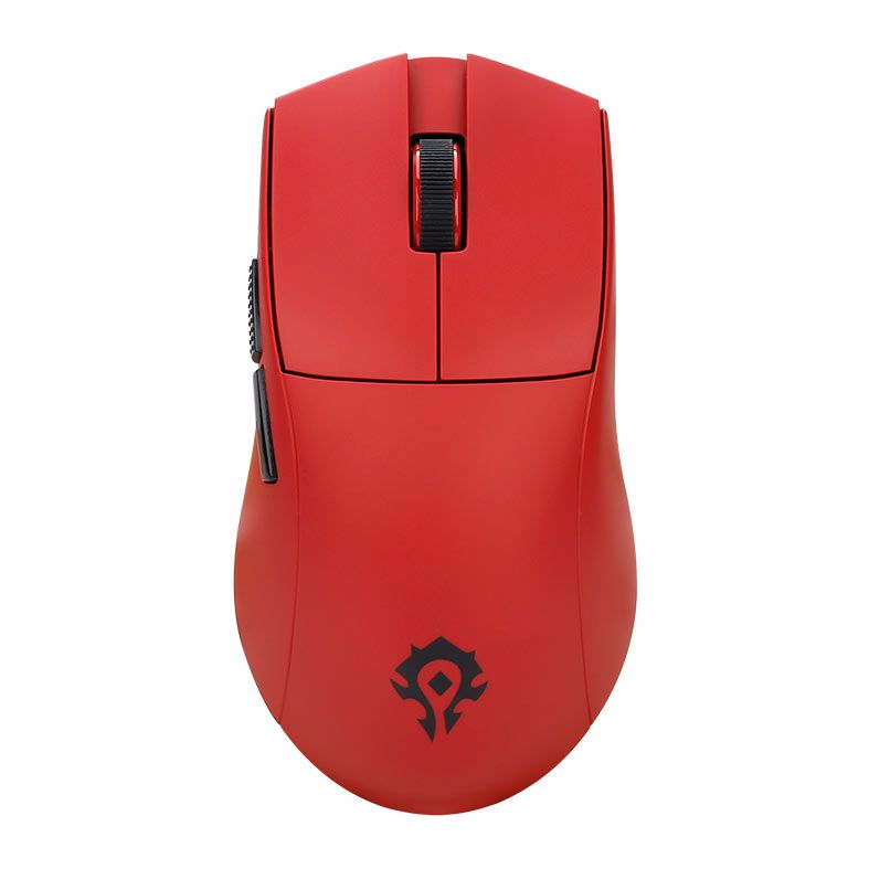 Mouse Redragon King Pro Horda World of Warcraft, 26000DPI, 5 Botoes, Vermelho, YGK01-RD