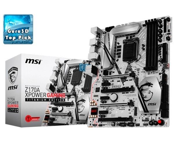 Placa Mae MSI Z170A XPOWER GAMING TITANIUM EDITION DDR4 Socket LGA1151 Chipset Intel Z170