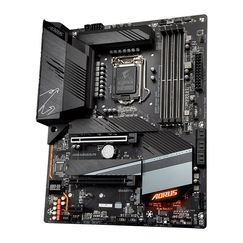 Placa Mae Gigabyte Z590 Aorus Elite, DDR4, Socket 1200, ATX, Chipset intel Z590, Z590 AORUS ELITE