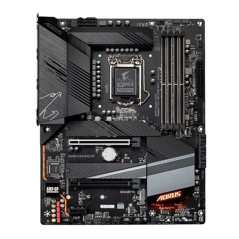 Placa Mae Gigabyte Z590 Aorus Elite, DDR4, Socket 1200, ATX, Chipset intel Z590, Z590 AORUS ELITE