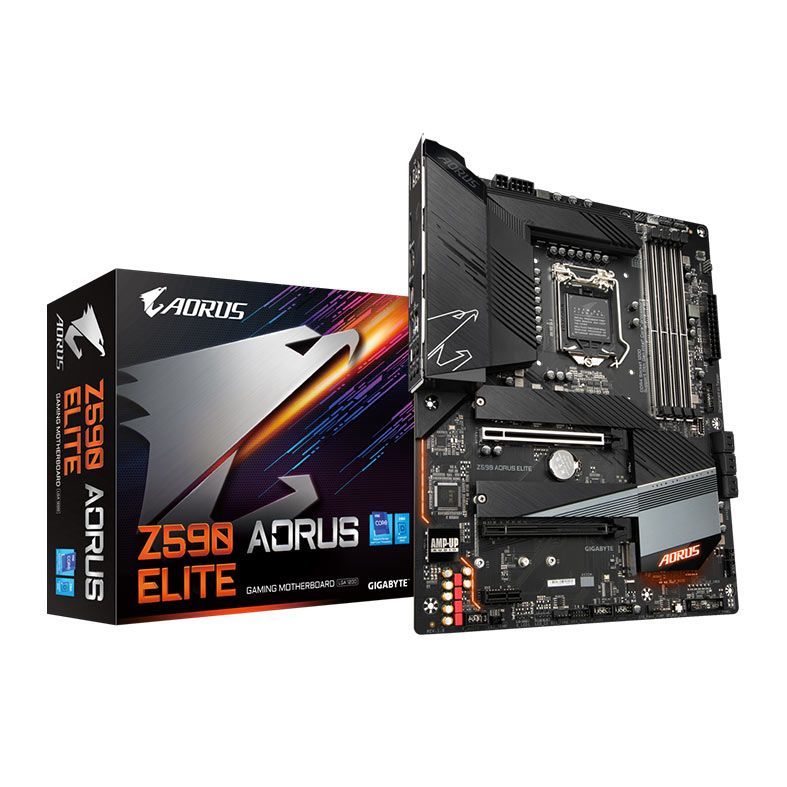 Placa Mae Gigabyte Z590 Aorus Elite, DDR4, Socket 1200, ATX, Chipset intel Z590, Z590 AORUS ELITE