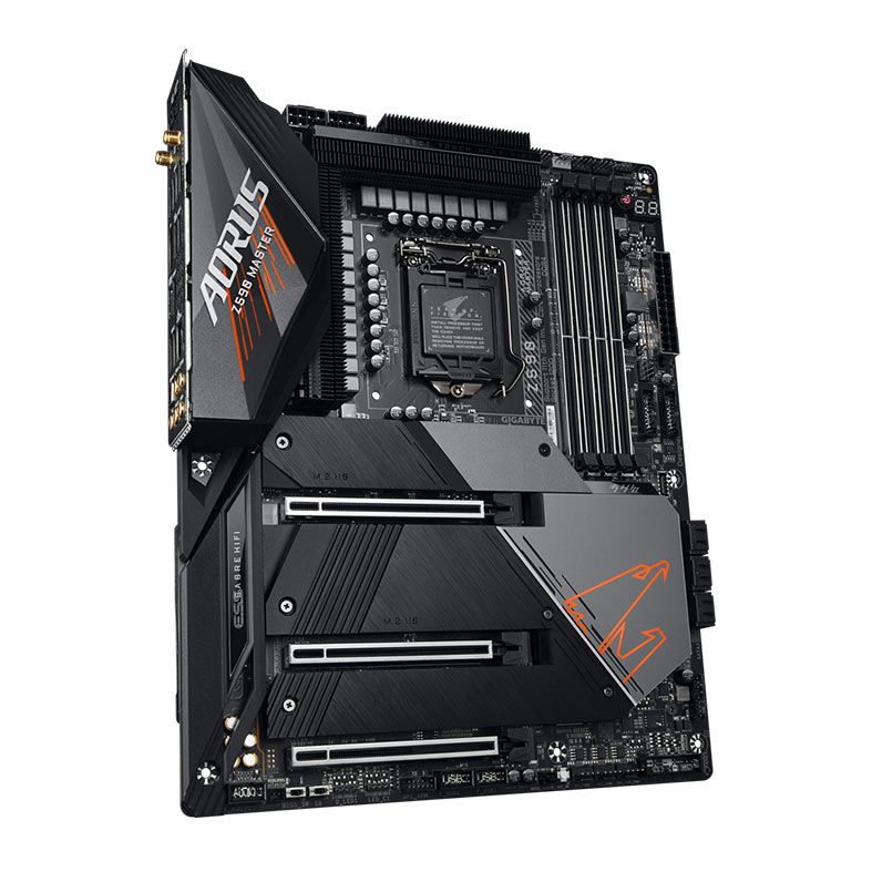 Placa Mae Gigabyte Z590 Aorus Master, DDR4, Socket 1200, ATX, Chipset intel Z590, Z590 AORUS MASTER
