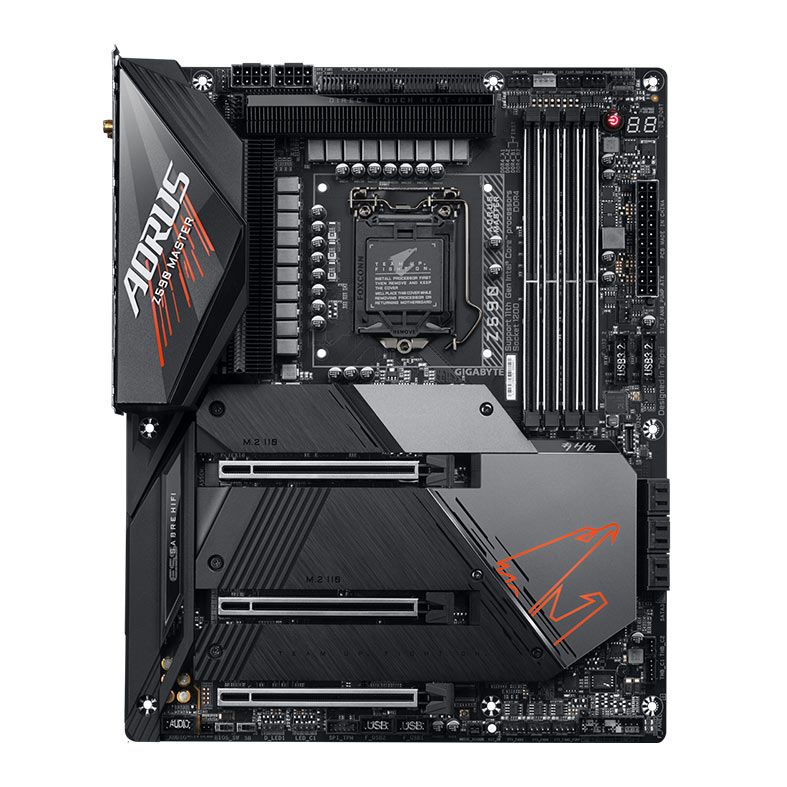 Placa Mae Gigabyte Z590 Aorus Master, DDR4, Socket 1200, ATX, Chipset intel Z590, Z590 AORUS MASTER