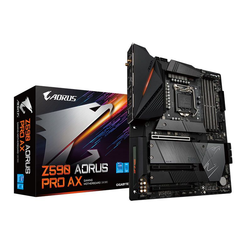 Placa Mae Gigabyte Z590 Aorus PRO AX, WiFi, DDR4, Socket 1200, ATX, Chipset intel Z590, Z590-AORUS-PRO-AX