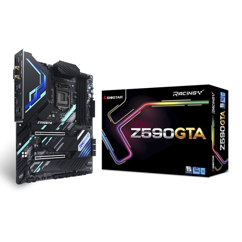 Placa Mae Biostar Racing Z590GTA, DDR4, Socket LGA1200, ATX, Chipset Intel Z590, Z590GTA