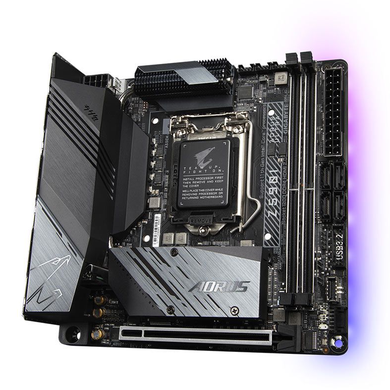 Placa Mae Gigabyte Z590I Aorus Ultra, DDR4, Socket 1200, Mini-ITX, Chipset intel Z590, Z590I AORUS ULTRA