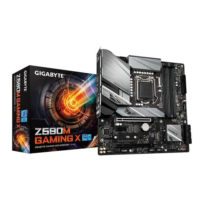 Placa Mae Gigabyte Z590M Gaming X, DDR4, Socket LGA1200, M-ATX, Intel Z590, Z590M Gaming X
