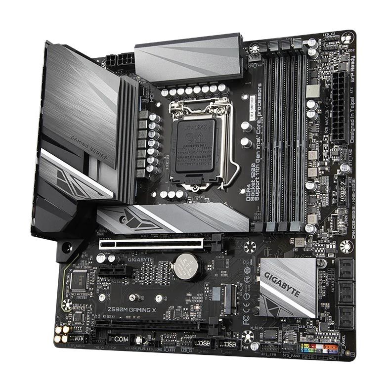 Placa Mae Gigabyte Z590M Gaming X, DDR4, Socket LGA1200, M-ATX, Intel Z590, Z590M Gaming X