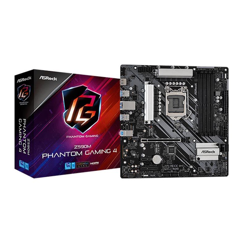 Placa Mae Asrock Z590m Phantom Gaming 4 Ddr4 Socket Lga1200 Chipset