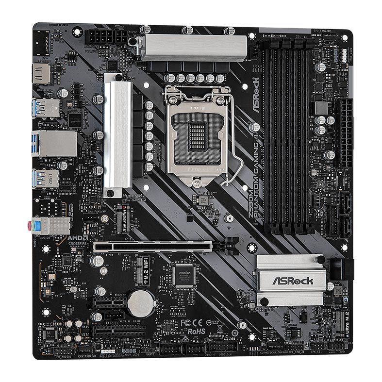 Placa Mae ASRock Z590M Phantom Gaming 4 DDR4 Socket LGA1200 Chipset Intel Z590