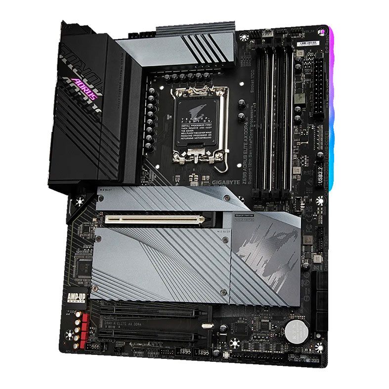 Placa Mae Gigabyte Z690 Aorus Elite AX DDR4, WiFi, Socket 1700, ATX, Chipset intel Z690, Z690-A-ELITE-AX-DDR4