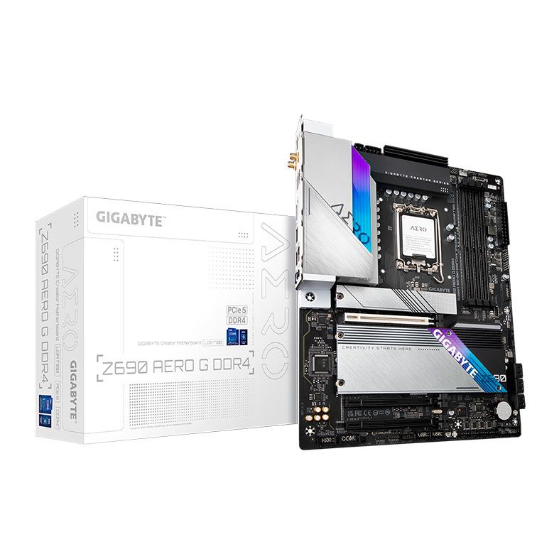 Placa Mae Gigabyte Z690 Aero G, DDR4, Socket 1700, ATX, Chipset intel Z690, Z690 AERO G DDR4