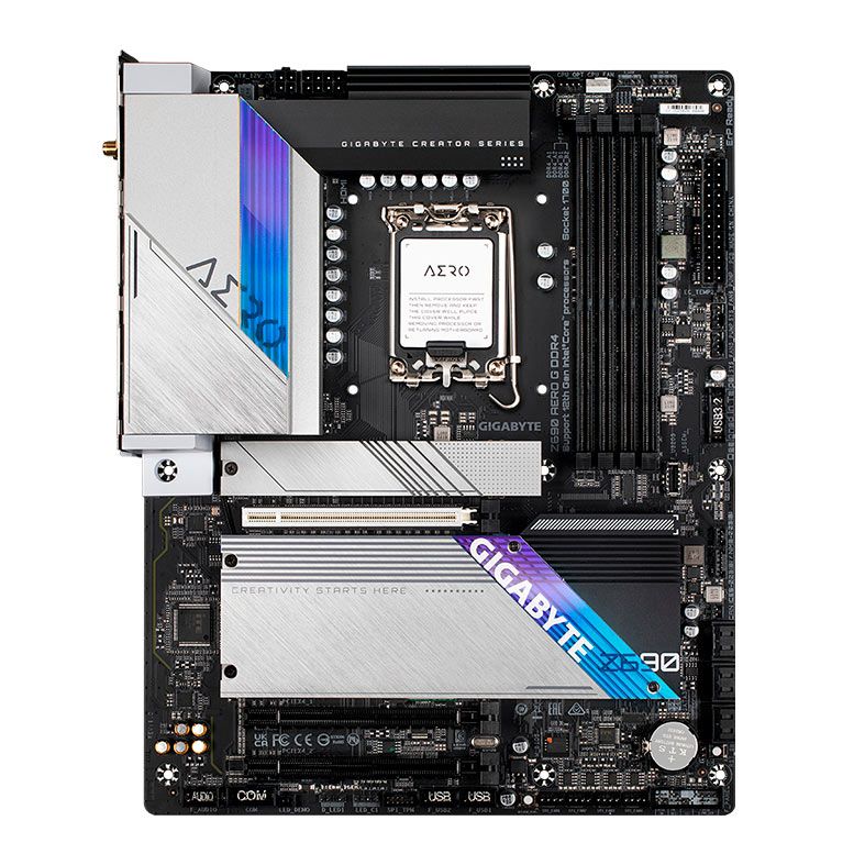 Placa Mae Gigabyte Z690 Aero G, DDR4, Socket 1700, ATX, Chipset intel Z690, Z690 AERO G DDR4
